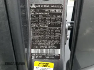 2017 Land Rover Discovery Sport SE z VIN SALCP2BG8HH667354, wystawiony jako Copart lot #58907555 z przebiegiem 55 820 mil mil oraz Szkoda całkowita • Salvage title. Historia ofert i sprzedaży dostępna na DreamBid. Obrazek 13.