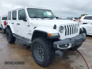 2019 Jeep Wrangler Unlimited Sahara with VIN 1C4HJXENXKW547676, listed as a IAAI auction lot 42475926 with 130,952 mi miles and . Bid and sale history available at DreamBid. Image 1.