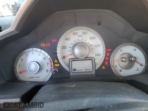 2010 Honda Pilot Touring with VIN 5FNYF4H98AB031186, listed as a Copart auction lot 42558305 with 266,370 mi miles and Salvage Title. Bid and sale history available at carsss.com. Image 9.