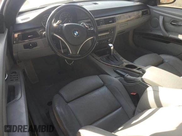 2007 BMW 3 Series 335i with VIN WBAWL73577PX48793, listed as a Copart auction lot 57129955 with 134,546 mi miles and Salvage title. Bid and sale history available at DreamBid. Image 8.