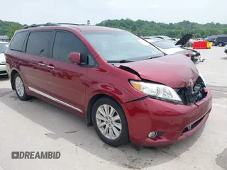 2012 Toyota Sienna XLE z VIN 5TDDK3DC1CS042101, wystawiony jako IAAI lot #42259404 z przebiegiem 211 638 mil mil oraz . Historia ofert i sprzedaży dostępna na DreamBid. Obrazek 1.