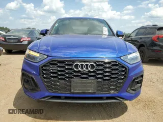 2022 Audi Q5 Sportback S line Premium Plus with VIN WA15AAFY2N2015563, listed as a Copart auction lot 61408015 with 43,561 mi miles and Salvage title. Bid and sale history available at DreamBid. Image 5.