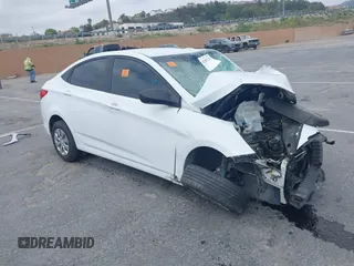 2017 Hyundai Accent SE z VIN KMHCT4AE2HU372039, wystawiony jako IAAI lot #42182719 z przebiegiem Nie podano mil oraz . Historia ofert i sprzedaży dostępna na DreamBid. Obrazek 1.