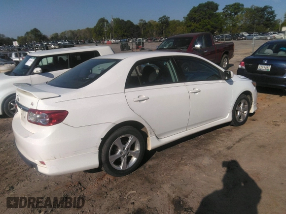 2011 Toyota Corolla L with VIN 2T1BU4EE3BC614784, listed as a IAAI auction lot 42024386 with 210,901 mi miles. Bid and sale history available at carsss.com. Image 4.