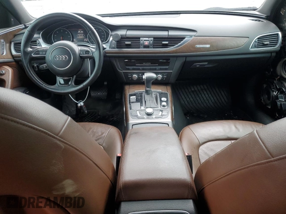 2013 Audi A6 Premium Plus with VIN WAUGGAFCXDN078258, listed as a Copart auction lot 51437285 with 122,345 mi miles and Salvage title. Bid and sale history available at DreamBid. Image 8.