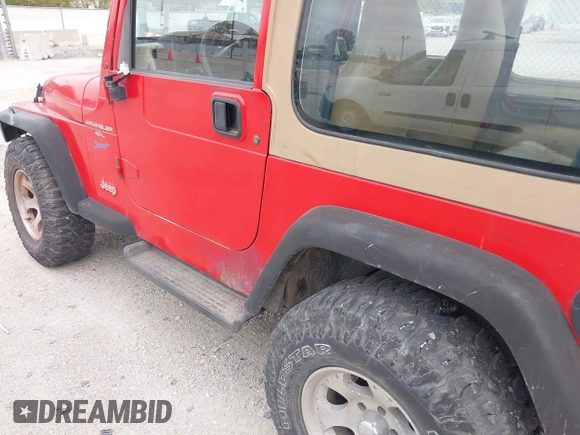 1998 Jeep Wrangler Sport with VIN 1J4FY19SXWP751159, listed as a IAAI auction lot 42195091 with 155,996 mi miles and . Bid and sale history available at DreamBid. Image 12.
