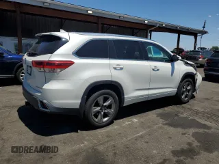 2018 Toyota Highlander Limited with VIN 5TDDZRFHXJS859653, listed as a Copart auction lot 62959265 with 52,833 mi miles and Clean title. Bid and sale history available at DreamBid. Image 3.