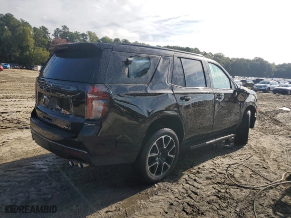 2022 Chevrolet Tahoe RST with VIN 1GNSKRKL0NR316474, listed as a Copart auction lot 71941234 with 64,256 mi miles and Salvage Title. Bid and sale history available at carsss.com. Image 3.