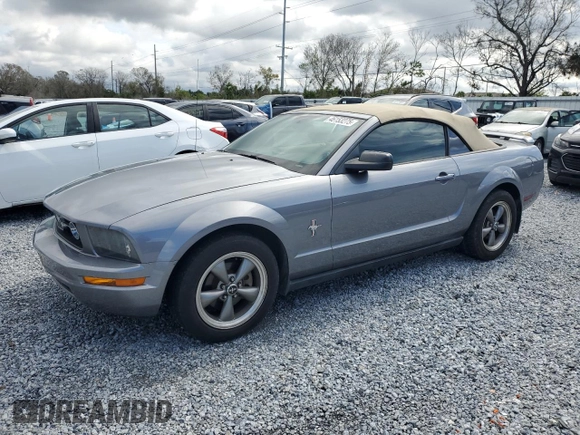 2006 Ford Mustang Standard with VIN 1ZVFT84N665265567, listed as a Copart auction lot 46153275 with 89,983 mi miles and Salvage Title. Bid and sale history available at carsss.com. Image 1.