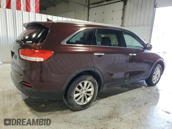 2016 Kia Sorento LX with VIN 5XYPG4A32GG045018, listed as a Copart auction lot 52525825 with 127,922 mi miles and Clean Title. Bid and sale history available at carsss.com. Image 3.
