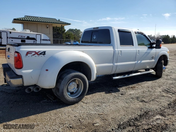 2014 Ford Super Duty F-350 DRW XLT with VIN 1FT8W3DT1EEA89160, listed as a Copart auction lot 87950905 with 0 mi miles and Salvage Title. Bid and sale history available at carsss.com. Image 3.