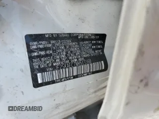 2022 Subaru Forester Premium with VIN JF2SKAEC7NH513364, listed as a Copart auction lot 58632355 with Not provided miles and Salvage title. Bid and sale history available at DreamBid. Image 13.