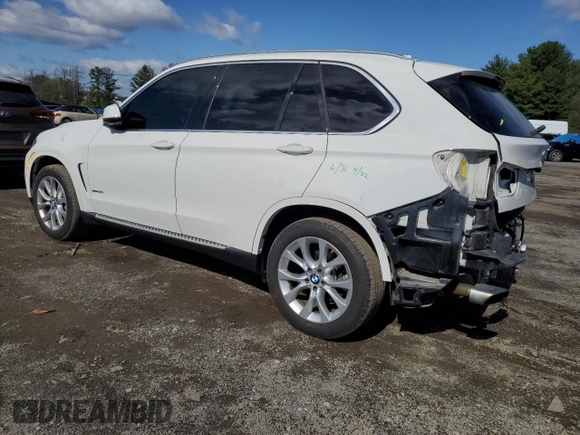 2018 BMW X5 xDrive35i with VIN 5UXKR0C53J0X93705, listed as a Copart auction lot 51715435 with 106,677 mi miles and Salvage Title. Bid and sale history available at carsss.com. Image 2.