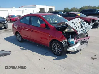 2019 Mitsubishi Mirage ES z VIN ML32F3FJXKHF14943, wystawiony jako IAAI lot #41527920 z przebiegiem 55 469 mil mil oraz . Historia ofert i sprzedaży dostępna na DreamBid. Obrazek 1.