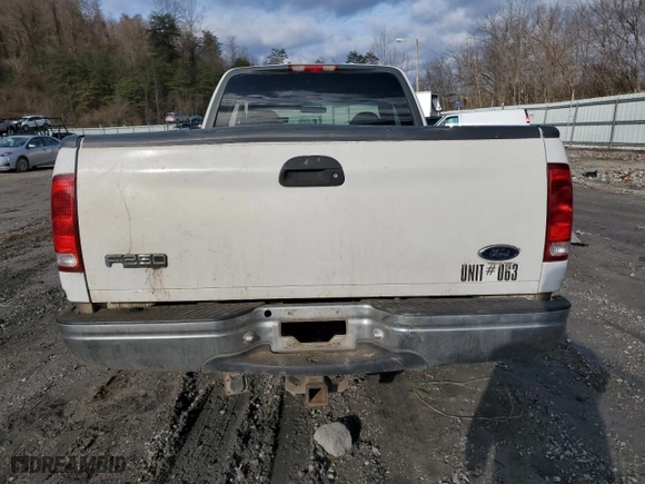 1999 Ford F-250 Work Series with VIN 1FTRX27L9XKA27324, listed as a Copart auction lot 87019484 with NaN miles and Salvage Title. Bid and sale history available at carsss.com. Image 6.