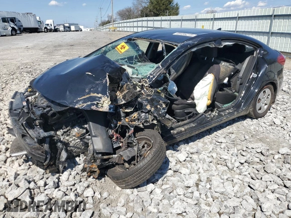 2016 Kia Forte LX with VIN KNAFK4A68G5459835, listed as a Copart auction lot 49456215 with 0 mi miles and Salvage Title. Bid and sale history available at carsss.com. Image 1.