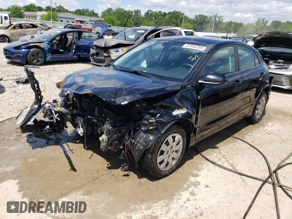 2022 Kia Rio S with VIN 3KPA24AD2NE463067, listed as a Copart auction lot 57944294 with 77,382 mi miles and Non Repairable. Bid and sale history available at DreamBid. Image 1.