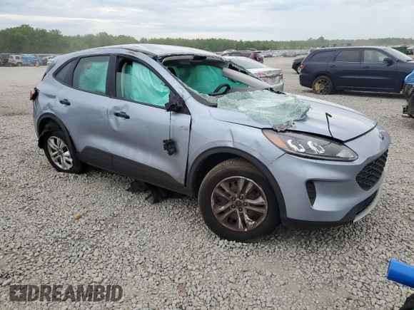 2022 Ford Escape S z VIN 1FMCU0F67NUA59975, wystawiony jako Copart lot #54221615 z przebiegiem Nie podano mil oraz Szkoda całkowita • Salvage title. Historia ofert i sprzedaży dostępna na DreamBid. Obrazek 4.