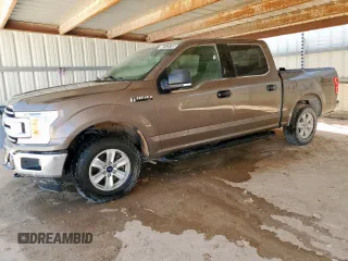2018 Ford F-150 XL with VIN 1FTEW1EP4JKF06422, listed as a Copart auction lot 65133755 with 163,622 mi miles and Clean title. Bid and sale history available at DreamBid. Image 1.