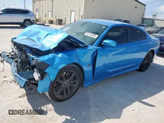 2019 Dodge Charger Scat Pack with VIN 2C3CDXGJXKH598769, listed as a Copart auction lot 53173305 with 126,103 mi miles and Clean title. Bid and sale history available at DreamBid. Image 1.