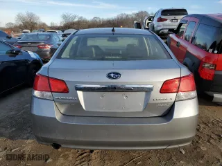 2011 Subaru Legacy 2.5i Ltd Pwr Moon with VIN 4S3BMBK61B3258569, listed as a Copart auction lot 46636155 with 186,604 mi miles and Salvage Title. Bid and sale history available at carsss.com. Image 6.