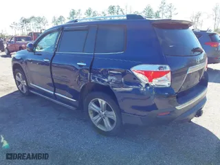 2013 Toyota Highlander Limited with VIN 5TDDK3EH1DS264102, listed as a IAAI auction lot 41829823 with 186,503 mi miles. Bid and sale history available at carsss.com. Image 3.