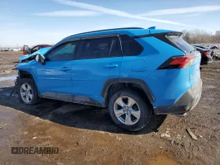 2021 Toyota RAV4 Hybrid XLE with VIN 4T3RWRFV0MU048192, listed as a Copart auction lot 46484215 with 46,942 mi miles and Salvage Title. Bid and sale history available at carsss.com. Image 2.