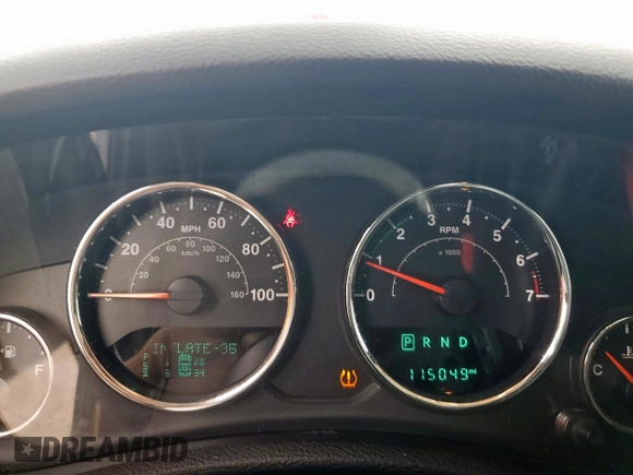 2016 Jeep Wrangler Unlimited Sport with VIN 1C4HJWDG8GL234793, listed as a Copart auction lot 55090035 with 115,049 mi miles and Salvage Title. Bid and sale history available at DreamBid. Image 9.