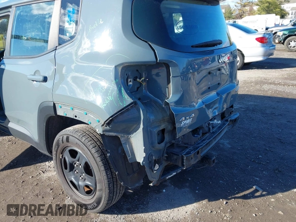 2017 Jeep Renegade Sport z VIN ZACCJBABXHPE92290, wystawiony jako IAAI lot #41209157 z przebiegiem 86 553 mil mil oraz . Historia ofert i sprzedaży dostępna na DreamBid. Obrazek 18.