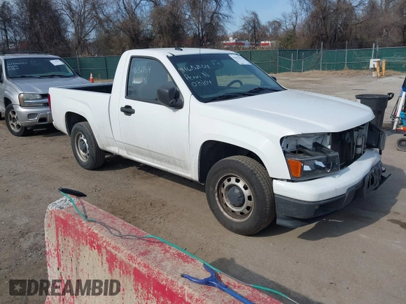 2012 Chevrolet Colorado Work Truck with VIN 1GCCSBF96C8164819, listed as a IAAI auction lot 41652054 with 160,637 mi miles. Bid and sale history available at carsss.com. Image 1.