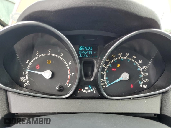 2018 Ford Fiesta SE with VIN 3FADP4EJ5JM108625, listed as a Copart auction lot 52376985 with 35,273 mi miles and Salvage Title. Bid and sale history available at DreamBid. Image 9.