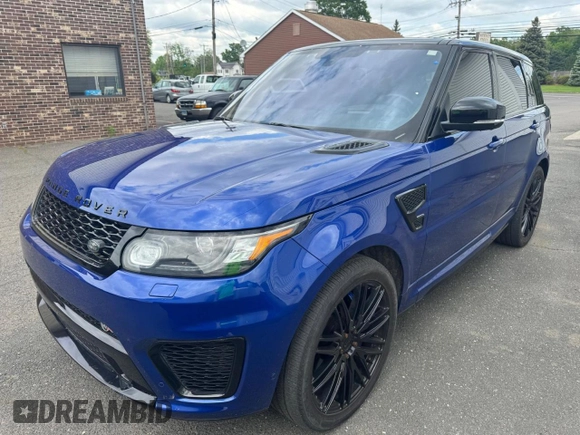2016 Land Rover Range Rover Sport SVR с VIN SALWZ2EFXGA561117, выставлен на аукционе Copart как лот 57286615 с пробегом 88 039 миль миль и Чистый • Clean title. История ставок и продаж доступна на DreamBid. Изображение 1.