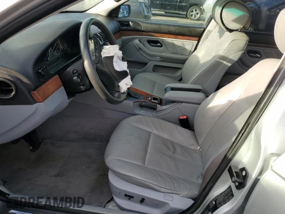 2003 BMW 5 Series 530iA with VIN WBADT634X3CK28257, listed as a Copart auction lot 82354644 with 0 mi miles and Salvage Title. Bid and sale history available at carsss.com. Image 7.