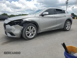 2017 Infiniti QX30 Sport with VIN SJKCH5CP3HA036022, listed as a Copart auction lot 63696665 with 125,589 mi miles and Salvage title. Bid and sale history available at DreamBid. Image 1.