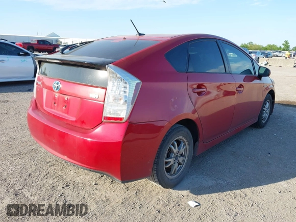 2010 Toyota Prius II with VIN JTDKN3DUXA0077372, listed as a IAAI auction lot 42064586 with 266,740 mi miles and . Bid and sale history available at DreamBid. Image 4.