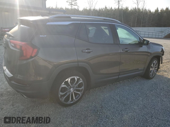 2019 GMC Terrain SLT with VIN 3GKALPEX1KL348619, listed as a Copart auction lot 48853745 with 69,182 mi miles and Salvage Title. Bid and sale history available at carsss.com. Image 3.