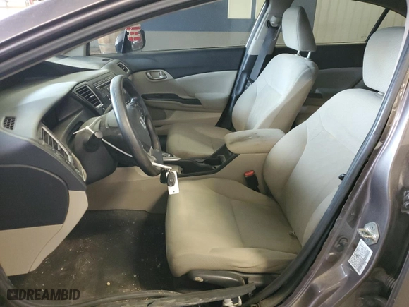 2013 Honda Civic Sdn LX with VIN 19XFB2F50DE096096, listed as a Copart auction lot 49774385 with 110,874 mi miles and Salvage Title. Bid and sale history available at carsss.com. Image 7.