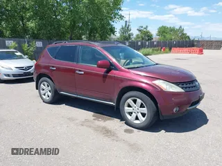 2006 Nissan Murano S z VIN JN8AZ08W66W506669, wystawiony jako IAAI lot #42467625 z przebiegiem 183 483 mil mil oraz . Historia ofert i sprzedaży dostępna na DreamBid. Obrazek 1.