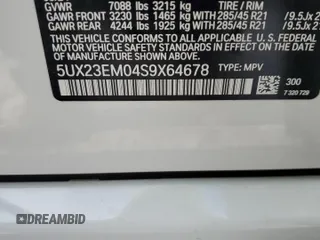 2025 BMW X7 xDrive40i z VIN 5UX23EM04S9X64678, wystawiony jako Copart lot #88092405 z przebiegiem 4 185 mil mil oraz Szkoda całkowita • Salvage title. Historia ofert i sprzedaży dostępna na DreamBid. Obrazek 13.