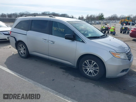 2011 Honda Odyssey EX с VIN 5FNRL5H47BB082302, выставлен на аукционе IAAI как лот 41853348 с пробегом 179 026 миль миль и . История ставок и продаж доступна на DreamBid. Изображение 1.