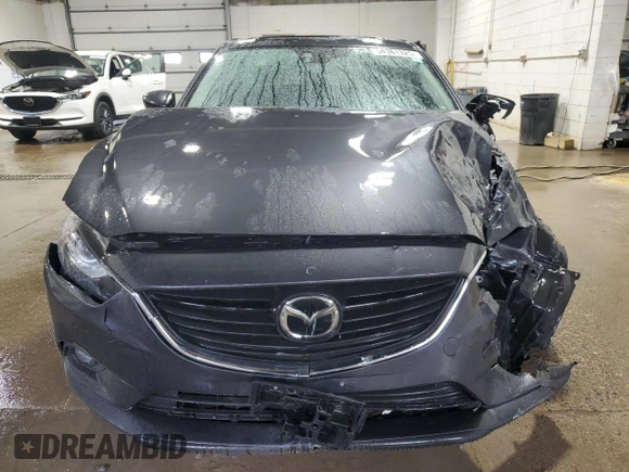 2014 Mazda 6 i Grand Touring with VIN JM1GJ1W6XE1115073, listed as a Copart auction lot 54361325 with 80,726 mi miles and Salvage Title. Bid and sale history available at carsss.com. Image 5.
