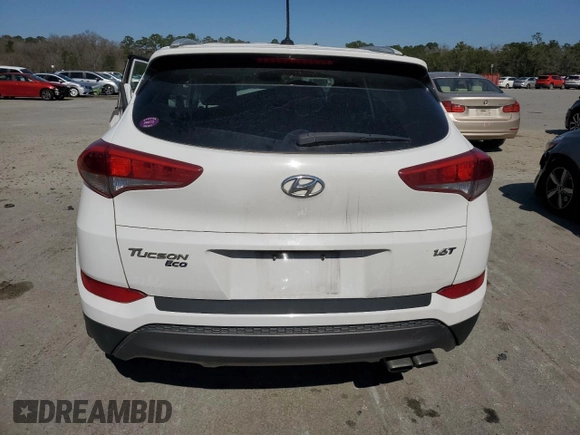 2016 Hyundai Tucson Limited with VIN KM8J33A24GU238672, listed as a Copart auction lot 42905224 with Not Provided miles and Salvage Title. Bid and sale history available at carsss.com. Image 6.