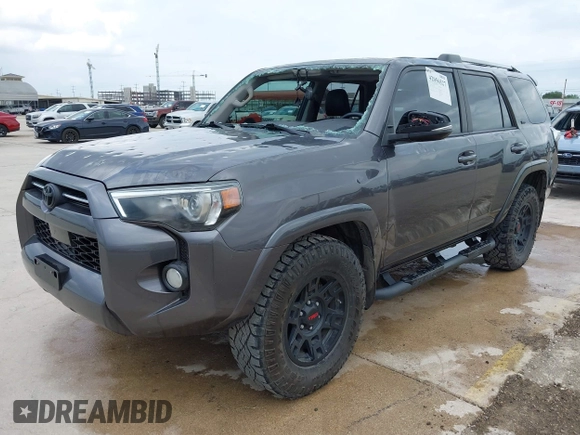2020 Toyota 4Runner SR5 with VIN JTEZU5JR0L5214205, listed as a IAAI auction lot 42056527 with 159,814 mi miles and . Bid and sale history available at DreamBid. Image 2.