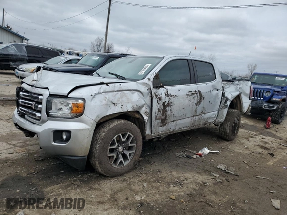 2016 GMC Canyon 4WD SLE with VIN 1GTG6CE32G1394199, listed as a Copart auction lot 87009604 with 0 mi miles and Salvage Title. Bid and sale history available at carsss.com. Image 1.