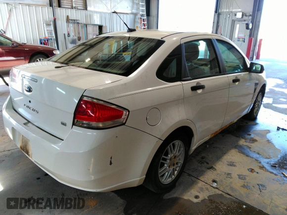 2008 Ford Focus SE with VIN 1FAHP35NX8W120813, listed as a IAAI auction lot 40655443 with Not provided miles and . Bid and sale history available at DreamBid. Image 4.