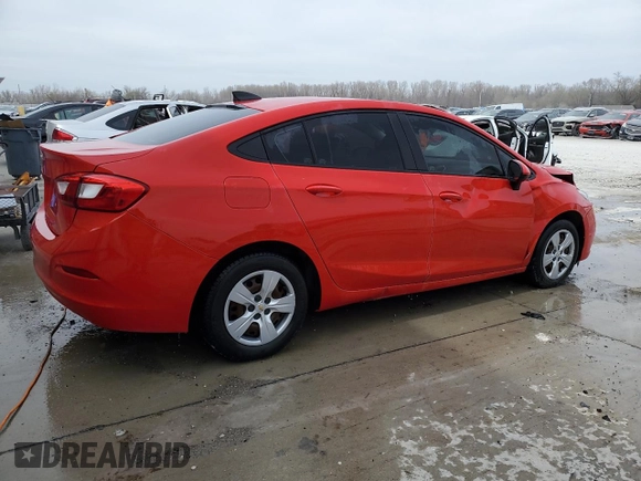 2018 Chevrolet Cruze LS with VIN 1G1BC5SM7J7132865, listed as a Copart auction lot 50079455 with 116,821 mi miles and Salvage Title. Bid and sale history available at DreamBid. Image 3.