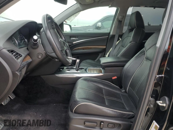 2017 Acura MDX Sport Hybrid w/Advance Pkg with VIN 5FRYD7H77HB000719, listed as a Copart auction lot 48509964 with 103,000 mi miles and Salvage Title. Bid and sale history available at carsss.com. Image 7.