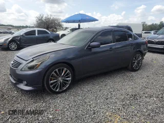 2011 Infiniti G37 x z VIN JN1CV6AR3BM402821, wystawiony jako Copart lot #58694785 z przebiegiem 167 639 mil mil oraz Szkoda całkowita • Salvage title. Historia ofert i sprzedaży dostępna na DreamBid. Obrazek 1.