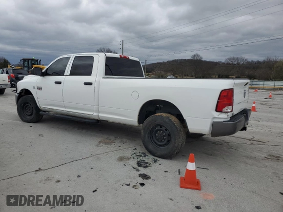 2011 Ram 2500 Laramie with VIN 3D7UT2CL4BG638055, listed as a Copart auction lot 50150265 with 158,167 mi miles and Clean title. Bid and sale history available at DreamBid. Image 2.