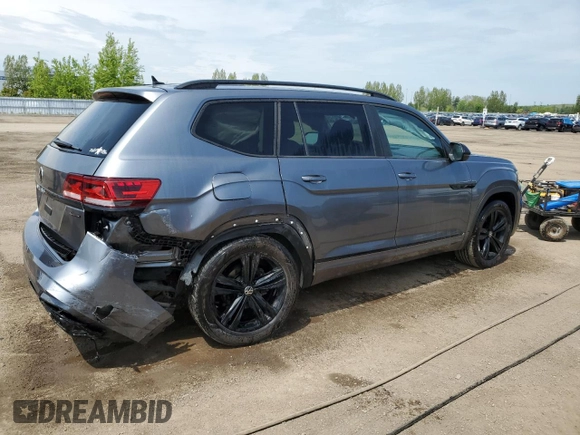 2023 Volkswagen Atlas SEL R-Line Black with VIN 1V2SR2CA3PC540190, listed as a Copart auction lot 58972075 with 63,733 mi miles and Clean title. Bid and sale history available at DreamBid. Image 3.